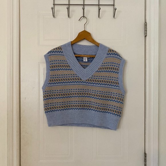 London Kaye Knit Sweater Vest / Size Small - Picture 1 of 3